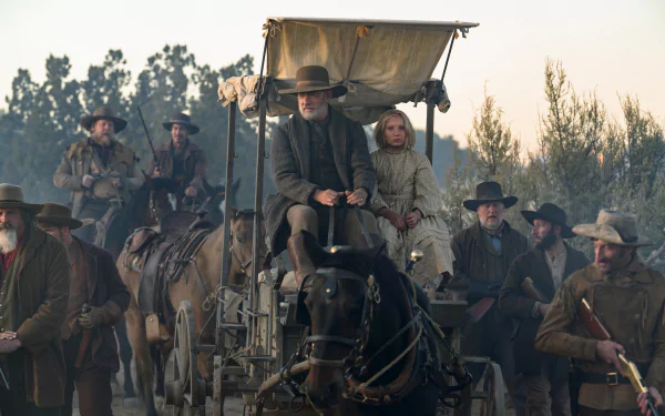 Helena Zengel Tom Hanks movie News of the World HD Desktop Wallpaper | Background Image