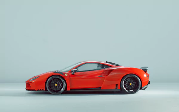  Red 2021 Novitec Ferrari F8 Tributo N-Largo