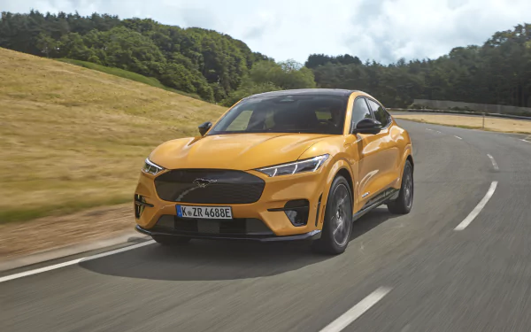  Orange Ford Mustang Mach-E GT