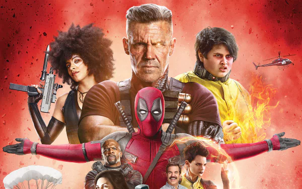 Negasonic Teenage Warhead Domino (Marvel Comics) Cable (Marvel Comics) Deadpool movie Deadpool 2 HD Desktop Wallpaper | Background Image