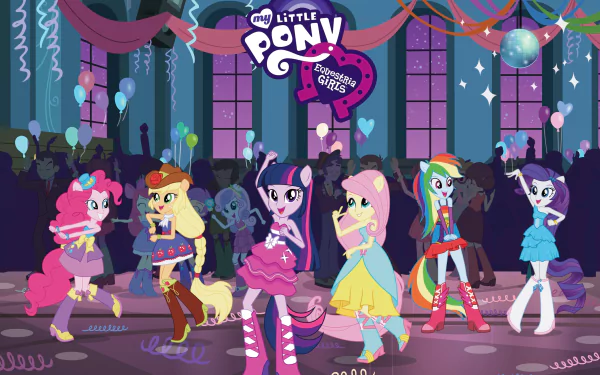 Scribble Dee (My Little Pony) Scott Green (My Little Pony) logo Scootaloo (My Little Pony) Apple Bloom Sweetie Belle Pinkie Pie Applejack (My Little Pony) Rarity (My Little Pony) Rainbow Dash Fluttershy (My Little Pony) Twilight Sparkle movie My Little Pony: Equestria Girls HD Desktop Wallpaper | Background Image