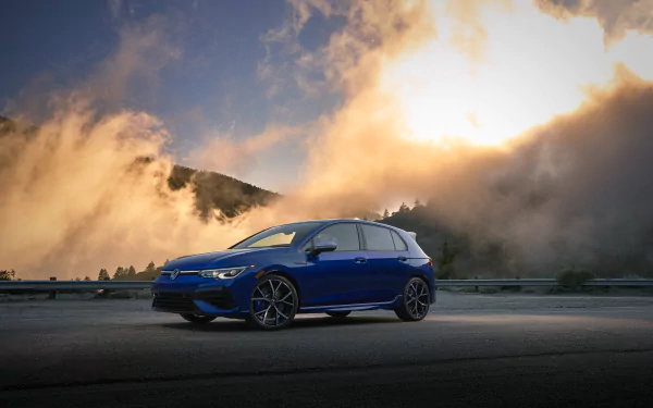  Blue 2022 Volkswagen Golf R
