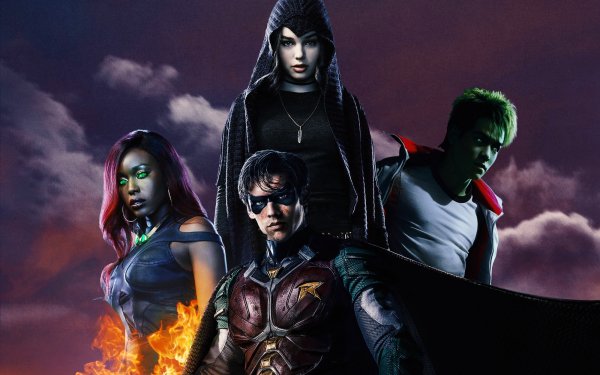 TV Show Titans Teen Titans Robin Dick Grayson Starfire Beast Boy Raven Ryan Potter Garfield Logan HD Wallpaper | Background Image