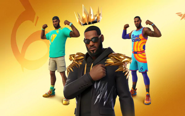LeBron James video game Fortnite HD Desktop Wallpaper | Background Image