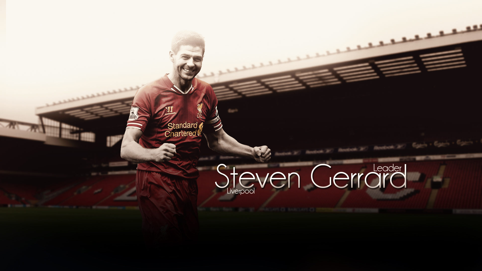 steven gerrard liverpool wallpaper - James Catarcio Graphic Designs