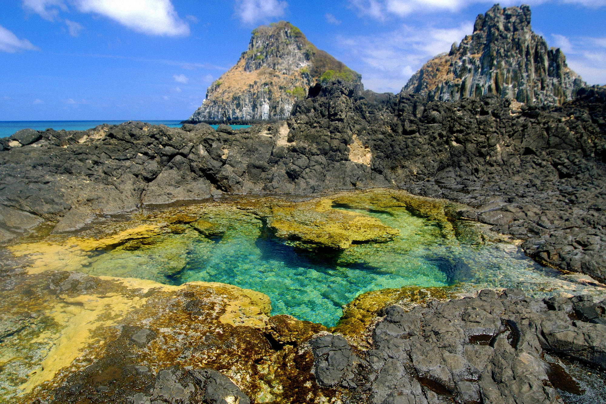 Fernando de Noronha, Brazil: A breathtaking island with serene nature.