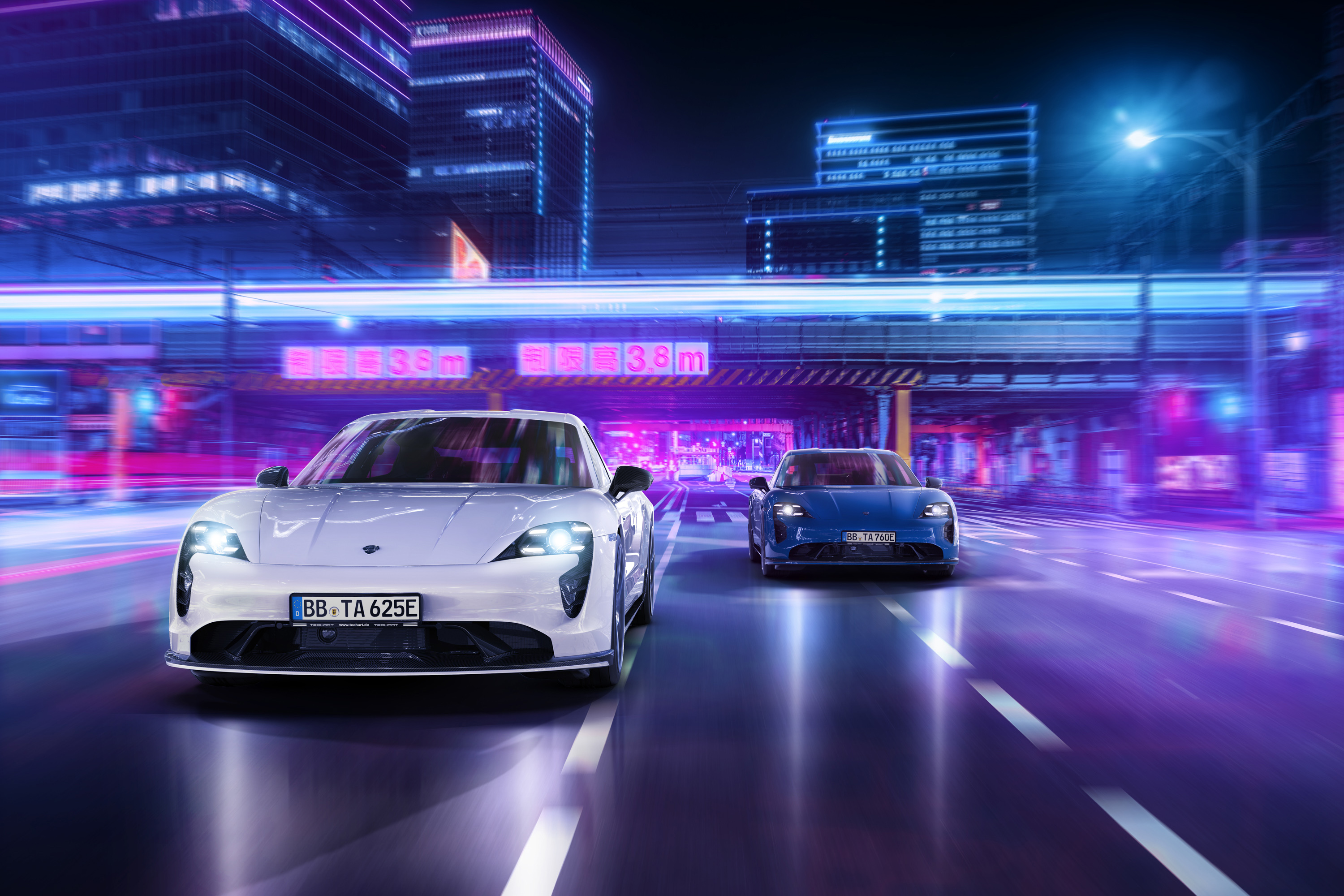Vehicles Porsche Taycan HD Wallpaper | Background Image
