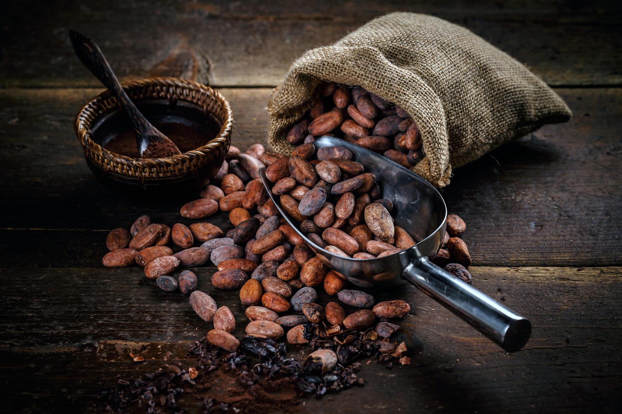 Download Cocoa Bean Food Chocolate HD Wallpaper