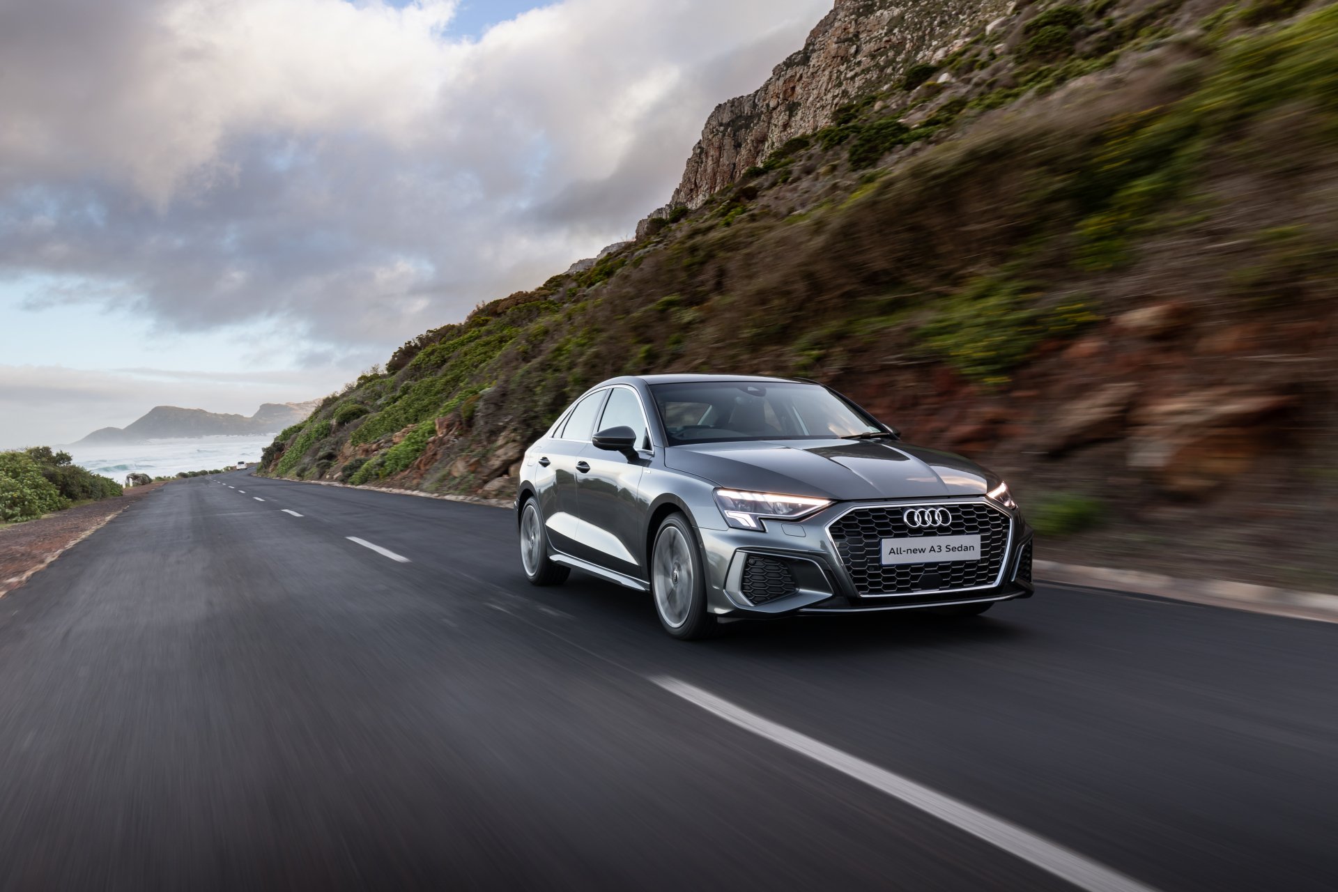 Download Vehicle Audi A3 Sedan 4k Ultra HD Wallpaper