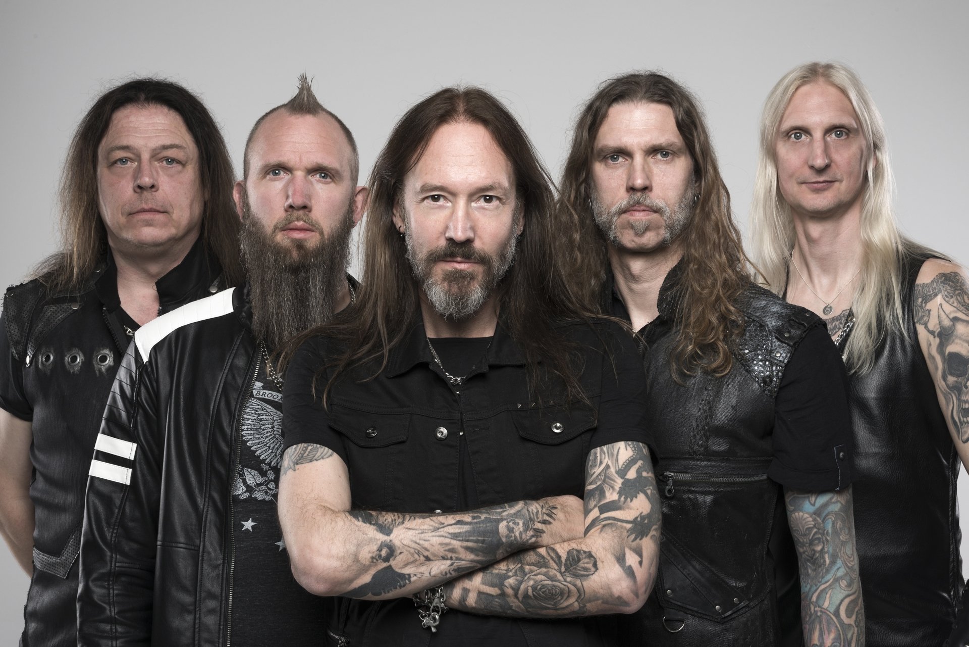 Download Heavy Metal Pontus Norgren Fredrik Larsson Oscar Dronjak Joacim Cans David Wallin Music HammerFall HD Wallpaper