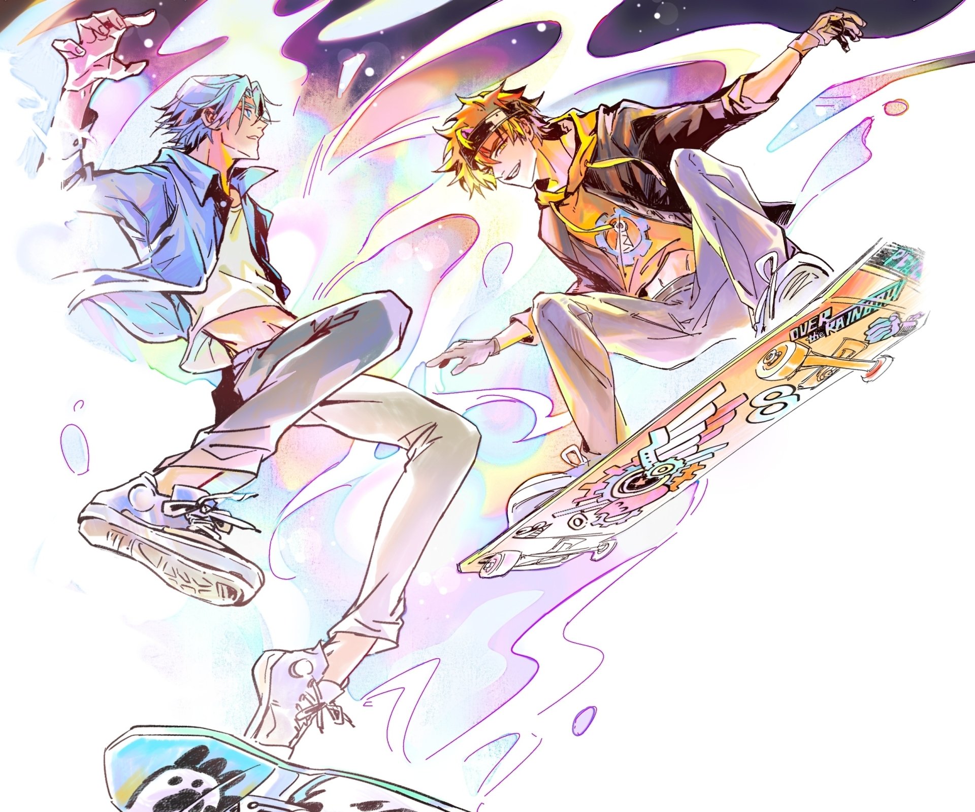 Download Reki Kyan Langa Hasegawa Anime SK8 The Infinity HD Wallpaper