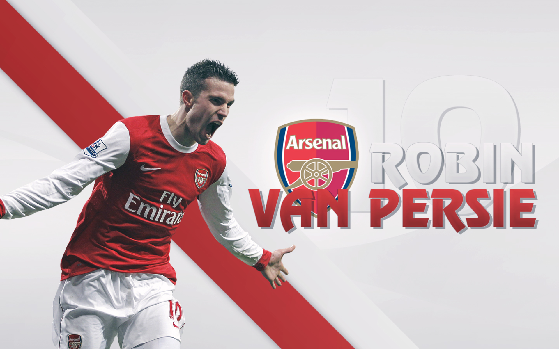 Download Arsenal F.C. Robin Van Persie Sports HD Wallpaper