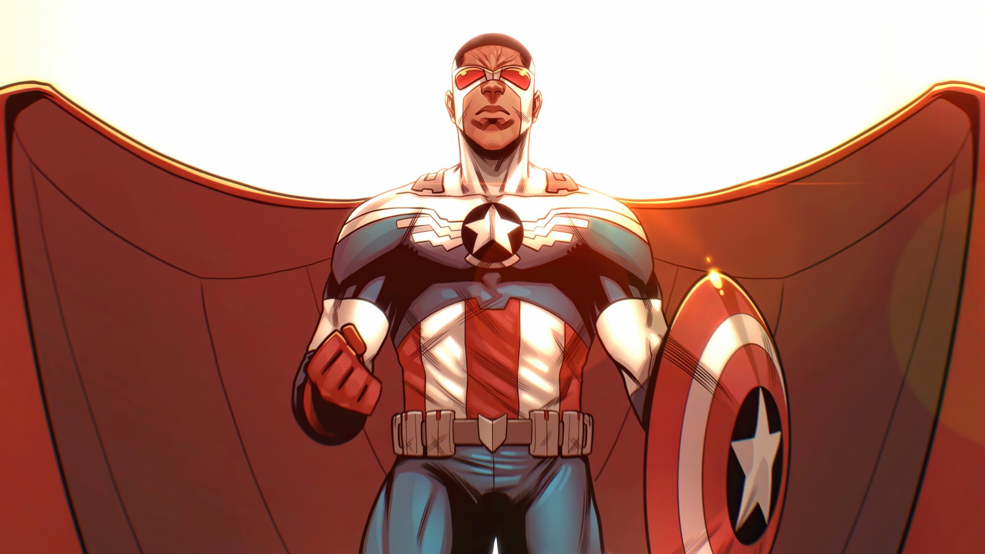 Download wallpaper 1440x2630 falcon, sam wilson, marvel comics, superhero,  dark, samsung galaxy note 8, 1440x2630 hd background, 4535