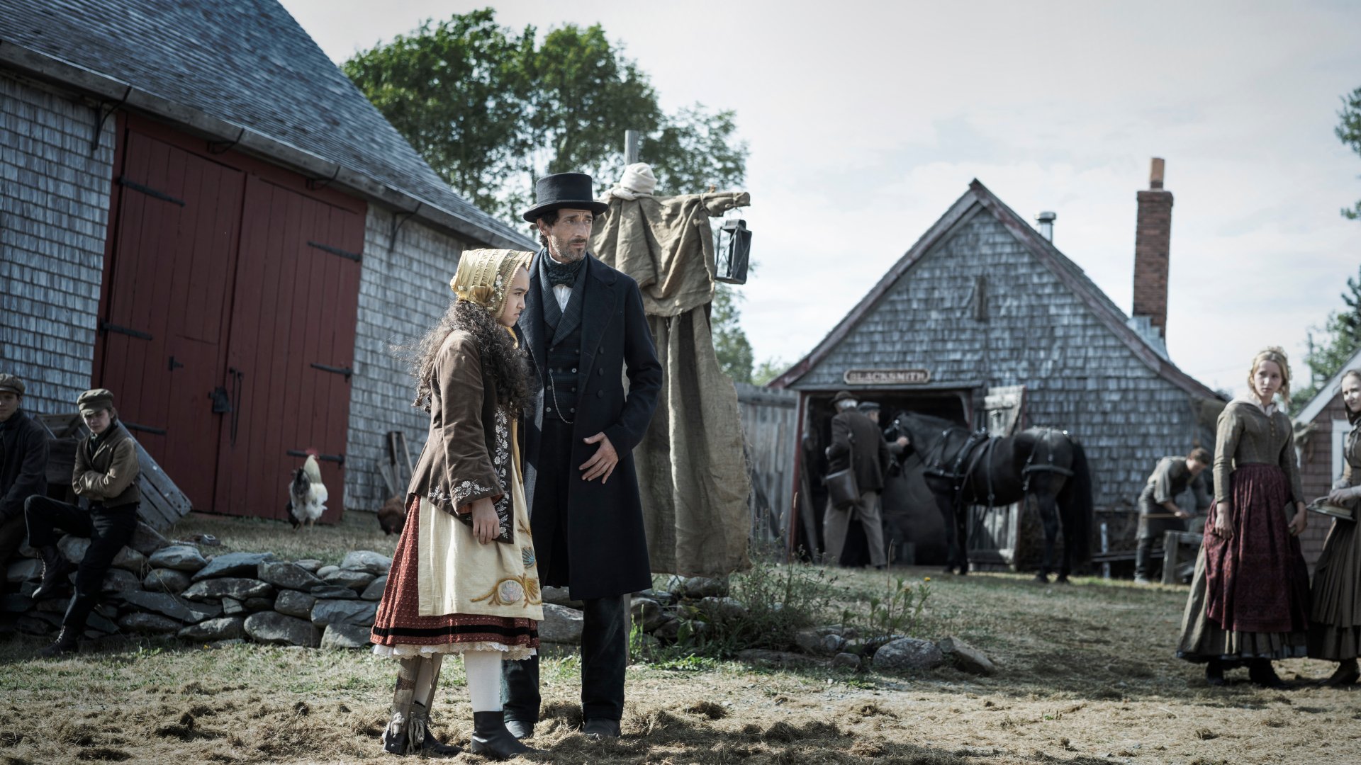 Download Sirena Gulamgaus Adrien Brody TV Show Chapelwaite 4k Ultra HD Wallpaper