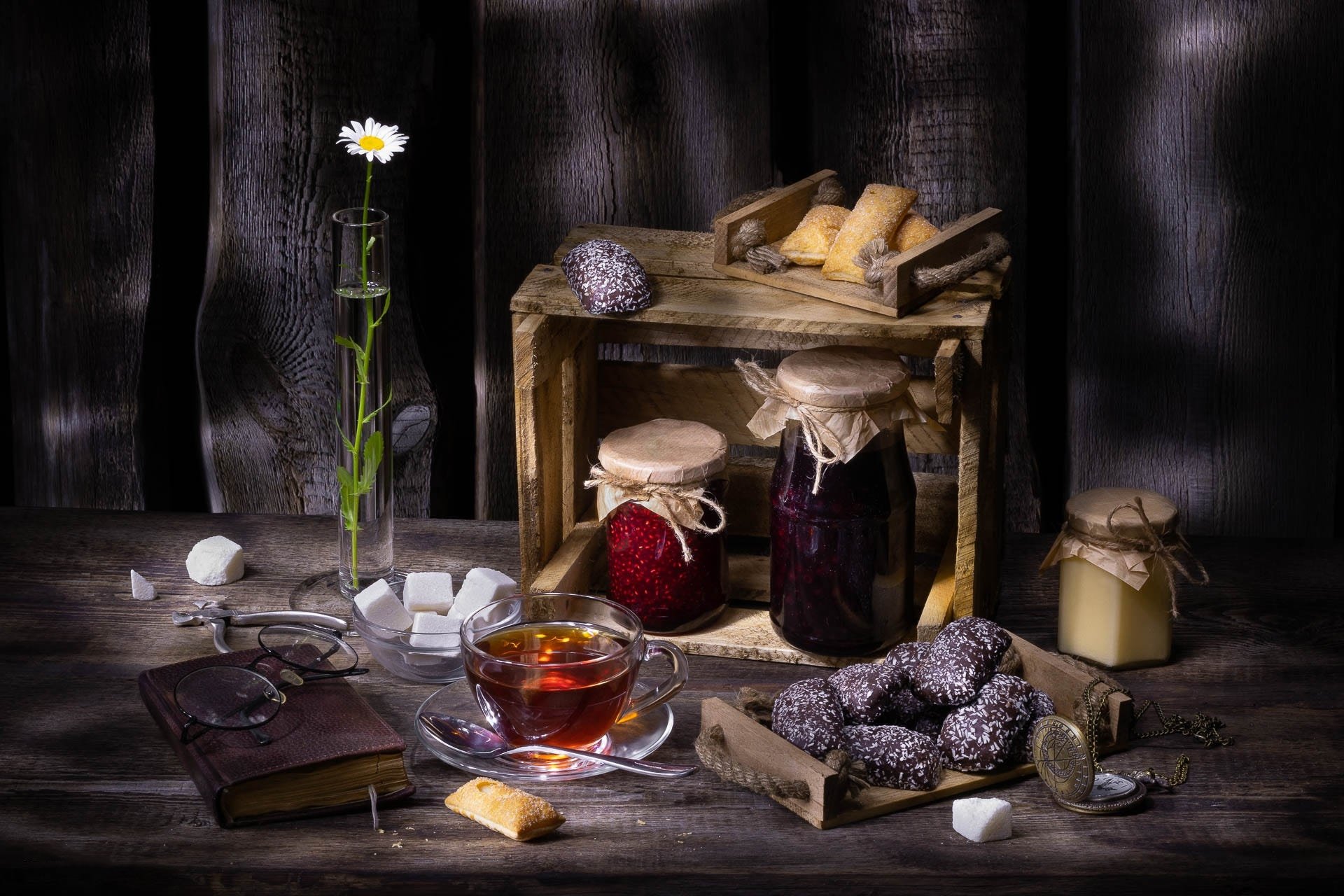 Download Jam Tea Photography Still Life HD Wallpaper