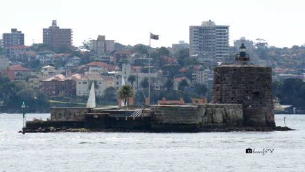  Fort Denison, (Pinchgut Island) a heritage-listed former penal site,Sydney, Photo