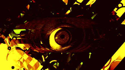 psychedelic dark eye HD Desktop Wallpaper | Background Image