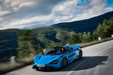 supercar McLaren 765LT vehicle McLaren 765LT Spider HD Desktop Wallpaper | Background Image