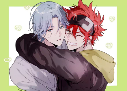 Reki Kyan Langa Hasegawa Anime SK8 the Infinity HD Desktop Wallpaper | Background Image