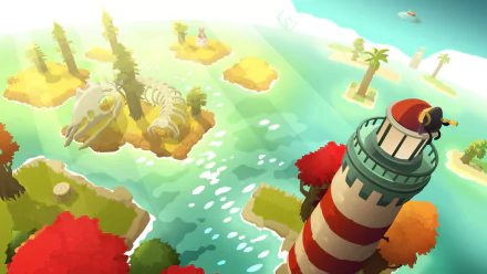 video game A Monster's Expedition HD Desktop Wallpaper | Background Image