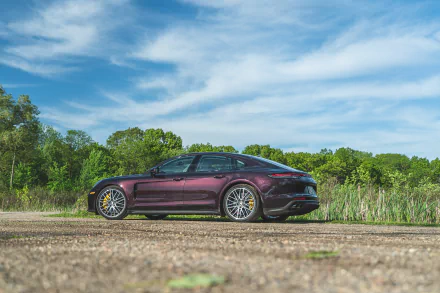  2021 Purple Porsche Panamera Turbo S (971)