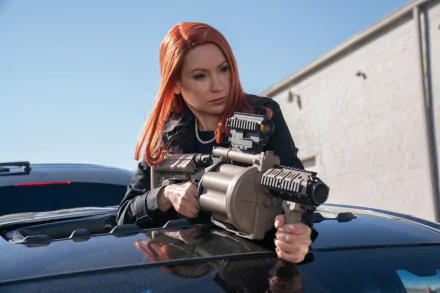 Meadow Williams movie Boss Level HD Desktop Wallpaper | Background Image