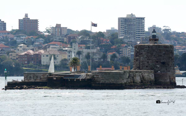  Fort Denison, (Pinchgut Island) a heritage-listed former penal site,Sydney, Photo