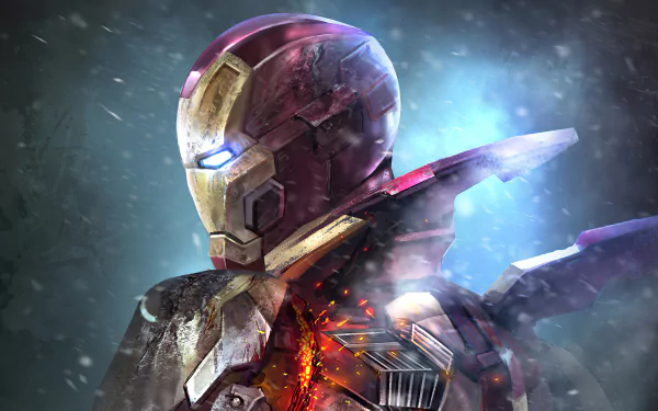 superhero Comic Iron Man HD Desktop Wallpaper | Background Image