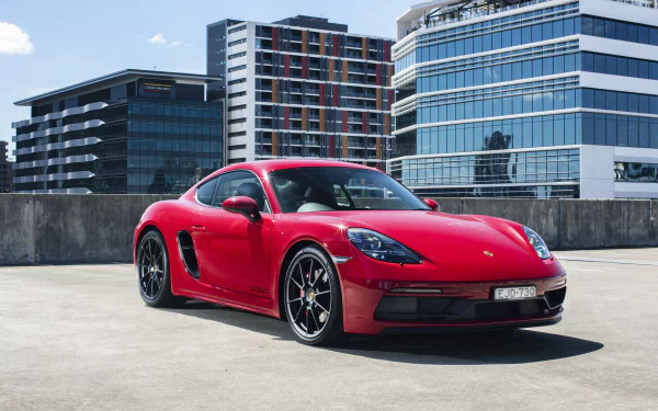  Red Porsche 718 Cayman GTS 4.0 MT (982C)