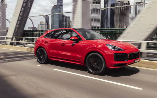  Red Porsche Cayenne GTS Coupé