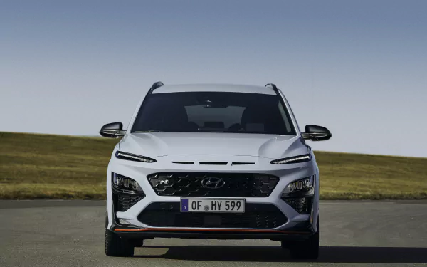  White Hyundai Kona N (OS)