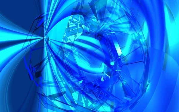 Abstract Blue CGI HD Wallpaper | Background Image
