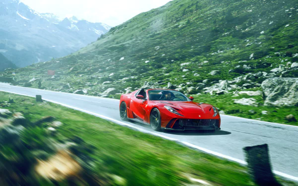  Red 2021 Novitec Ferrari 812 GTS N-Largo