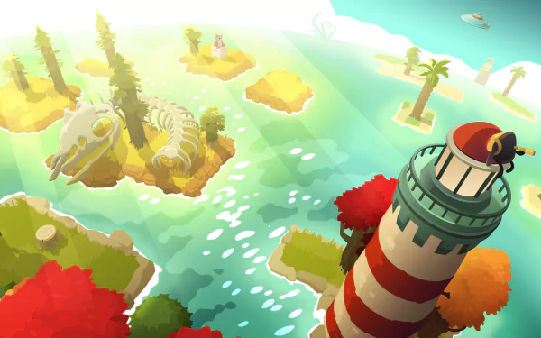 video game A Monster's Expedition HD Desktop Wallpaper | Background Image