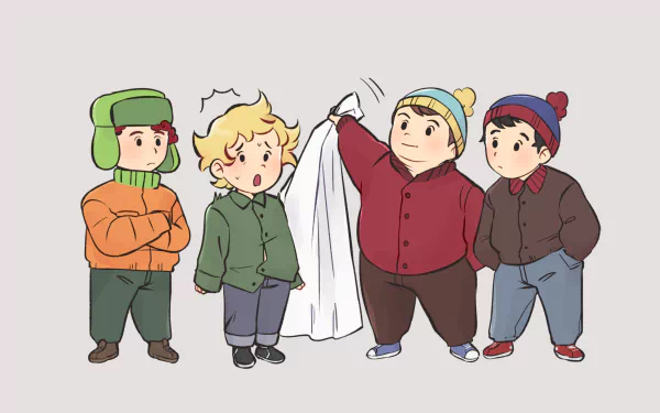 Eric Cartman Tweek Tweak Kyle Broflovski Stan Marsh TV Show South Park HD Desktop Wallpaper | Background Image