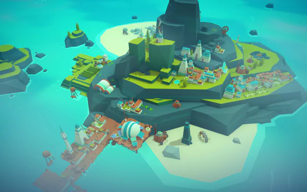 video game ISLANDERS HD Desktop Wallpaper | Background Image