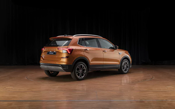 SUV vehicle Skoda Kushaq HD Desktop Wallpaper | Background Image