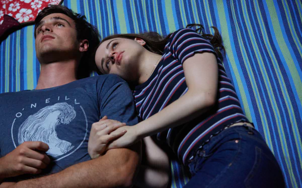 Jacob Elordi Joey King movie The Kissing Booth 3 HD Desktop Wallpaper | Background Image