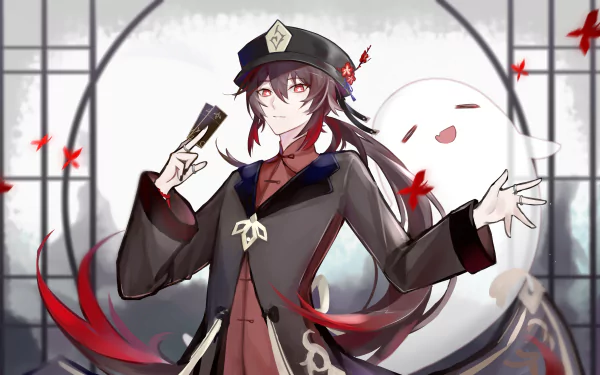 genderbend Hu Tao video game Genshin Impact HD Desktop Wallpaper | Background Image