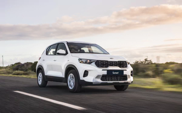 SUV vehicle Kia Sonet LX HD Desktop Wallpaper | Background Image