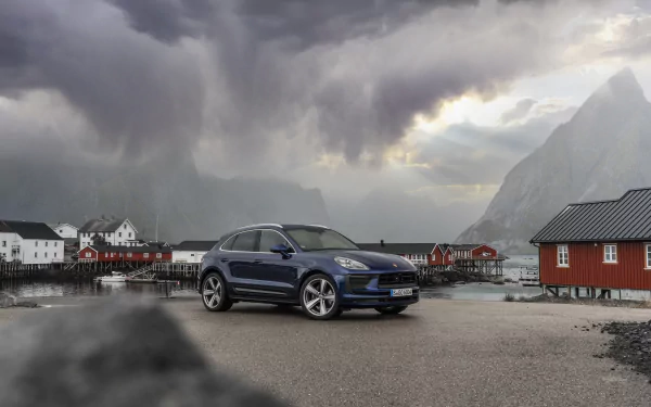  Blue Porsche Macan (95B)