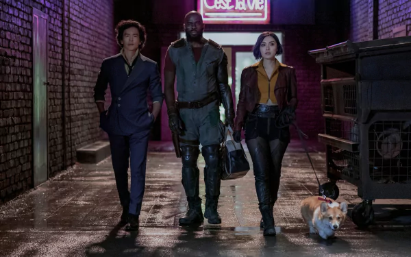 Spike Spiegel John Cho Faye Valentine Daniella Pineda Jet Black Mustafa Shakir TV Show Cowboy Bebop HD Desktop Wallpaper | Background Image