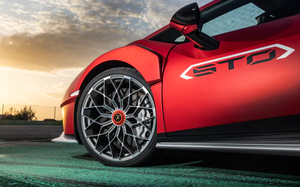 supercar vehicle Lamborghini Huracán STO HD Desktop Wallpaper | Background Image