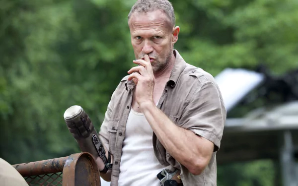 Michael Rooker Merle Dixon TV Show The Walking Dead HD Desktop Wallpaper | Background Image