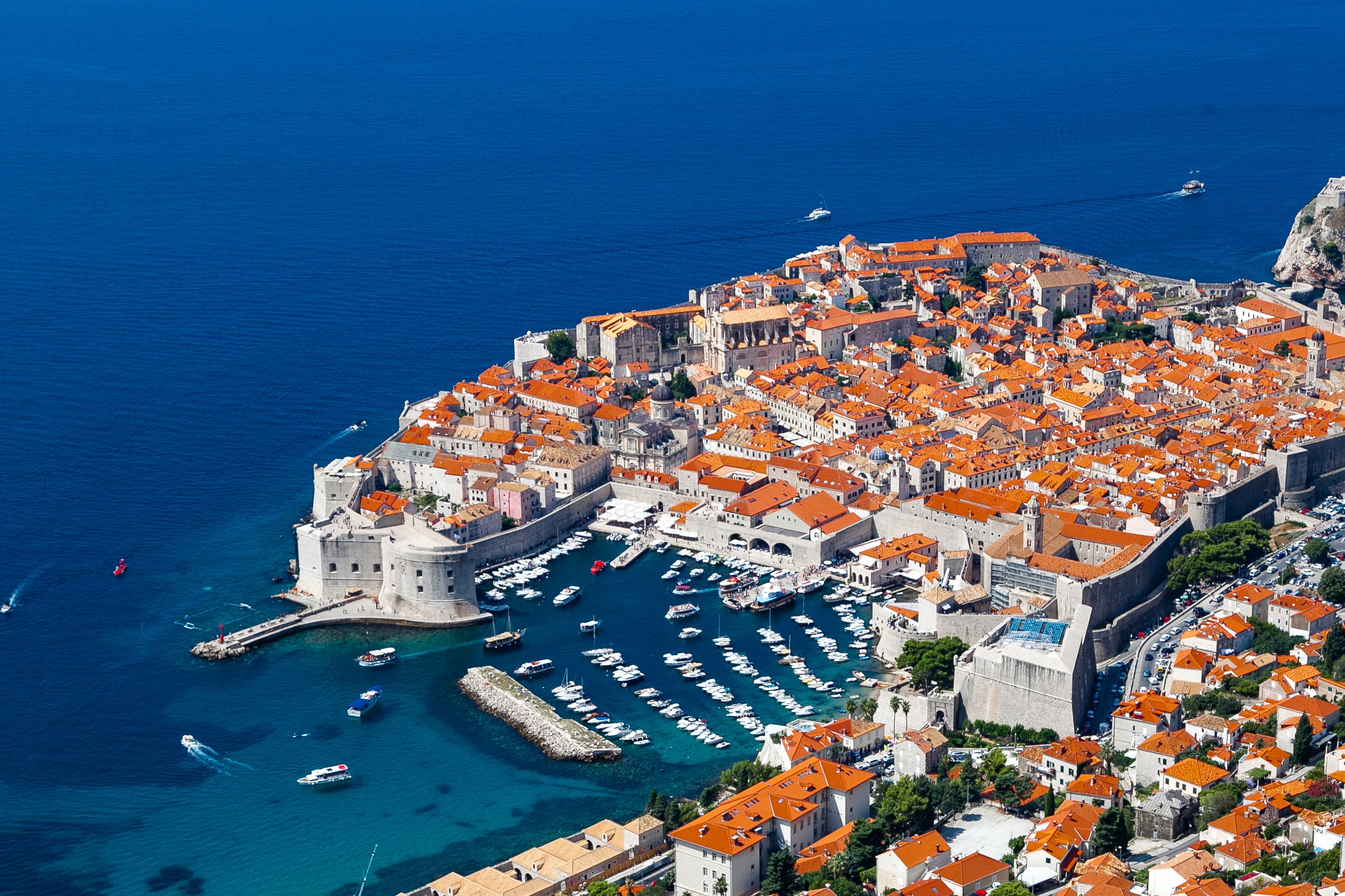 The old town of Dubrovnik, Croatia by László Tóth
