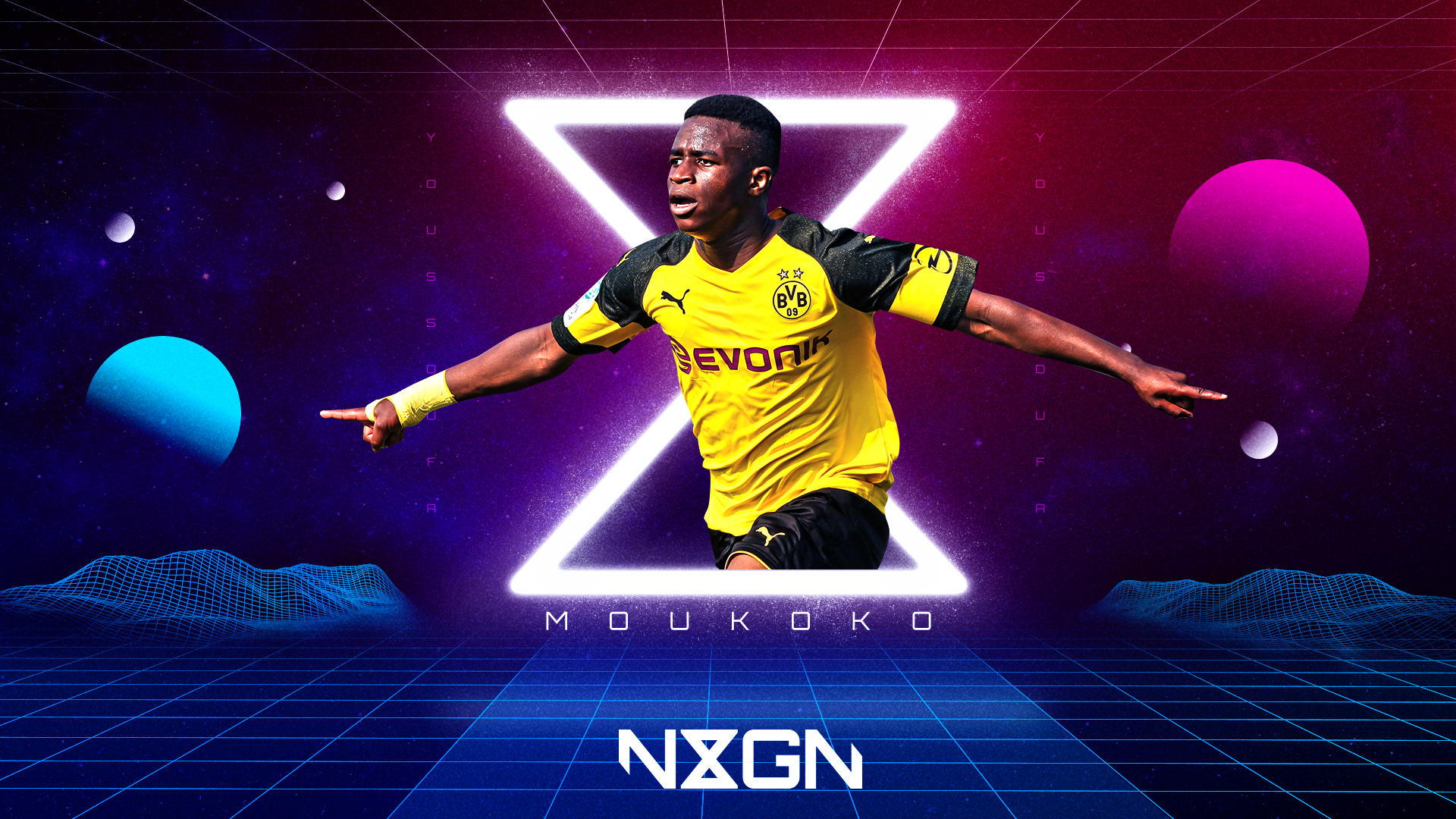Sports Youssoufa Moukoko HD Wallpaper | Background Image