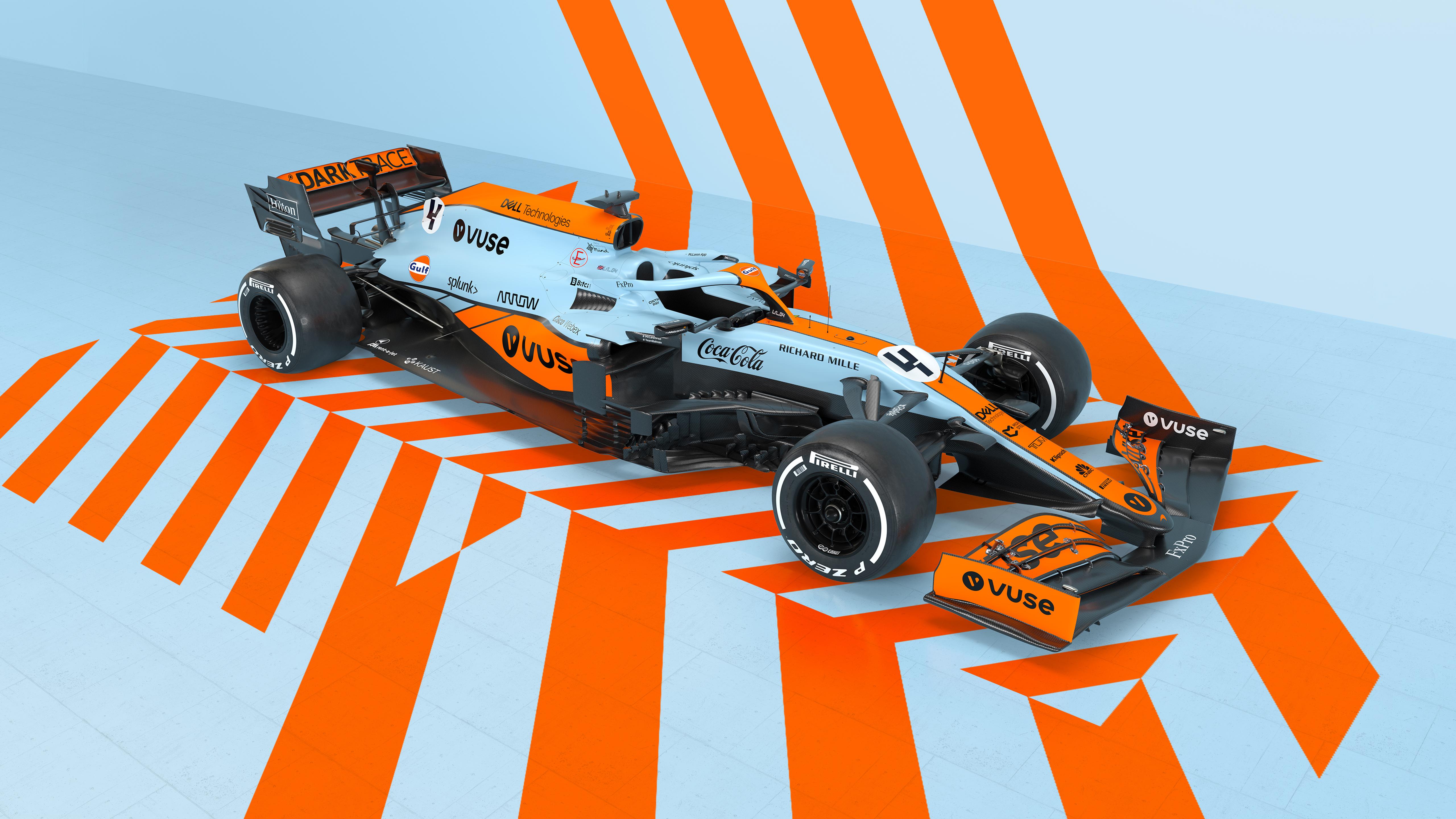 Mclaren 2021 Monaco Gulf Livery