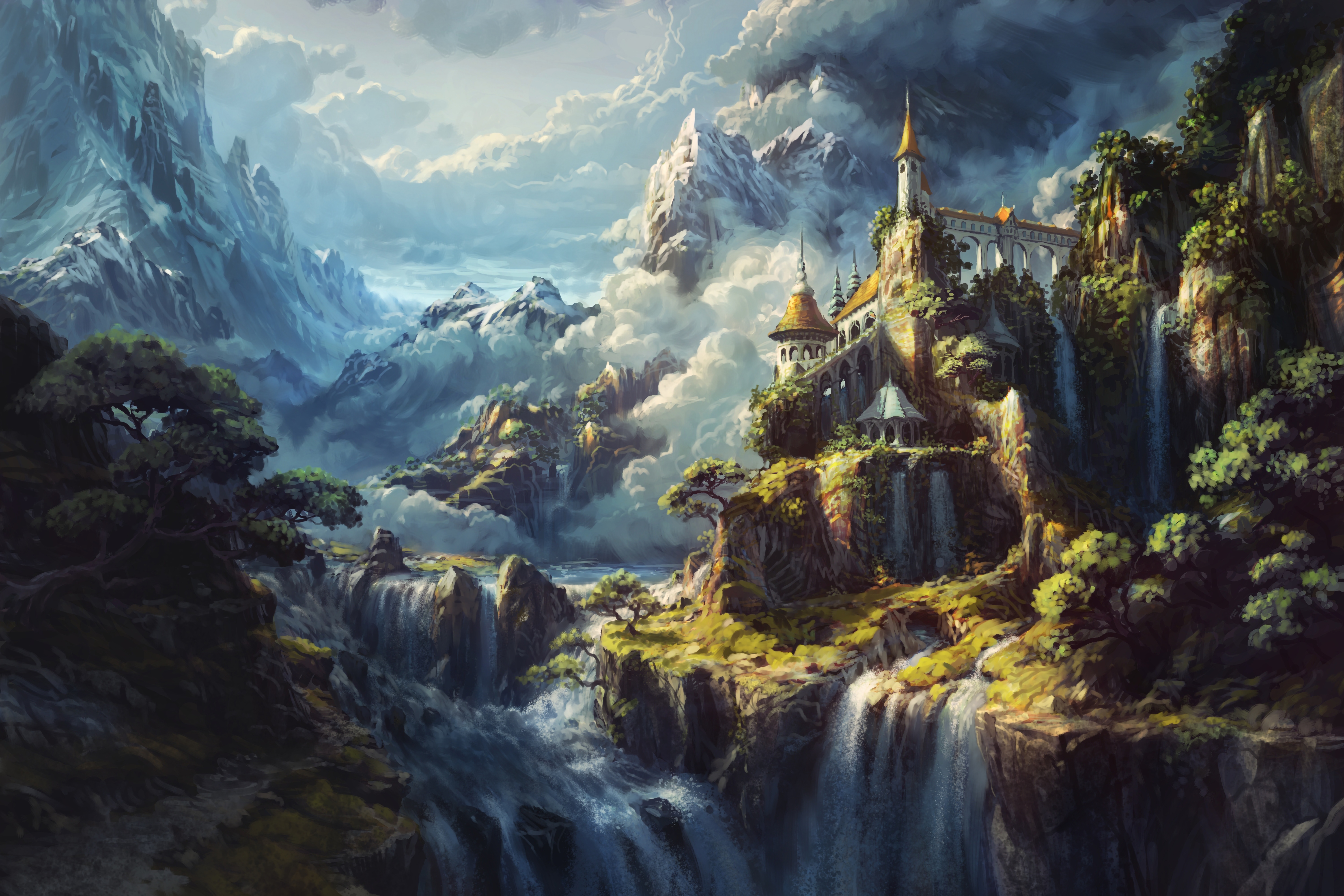 Fantasy Castle Wallpapers  Top Free Fantasy Castle Backgrounds   WallpaperAccess