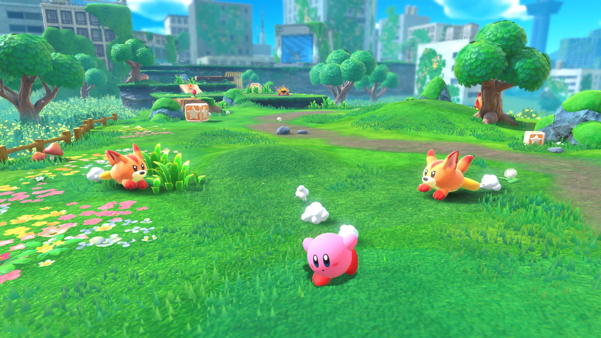 Kirby And The Forgotten Land HD Wallpaper | Background Image | 1920x1080