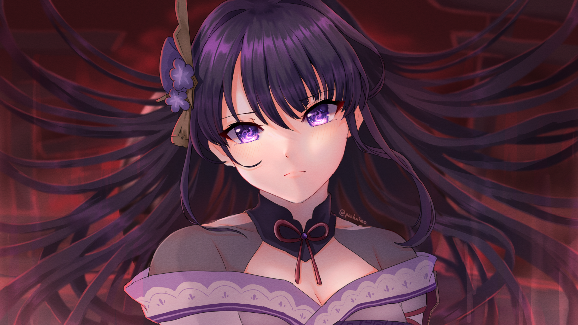 Download Baal Raiden Shogun (Genshin Impact) Video Game Genshin Impact HD Wallpaper by Pochaimo